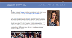 Desktop Screenshot of jessicaherthel.com