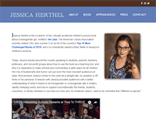 Tablet Screenshot of jessicaherthel.com